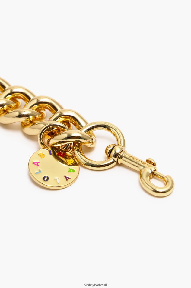 acessórios Bimba Y Lola pulseira de corrente ouro P28JFH1144