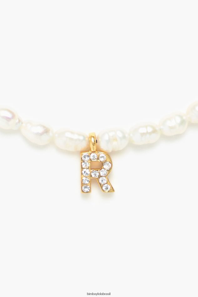 acessórios Bimba Y Lola pulseira de letras r pérola P28JFH1200