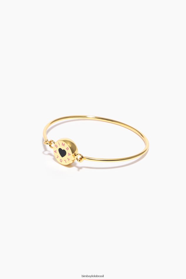 acessórios Bimba Y Lola pulseira de metal dourado P28JFH803