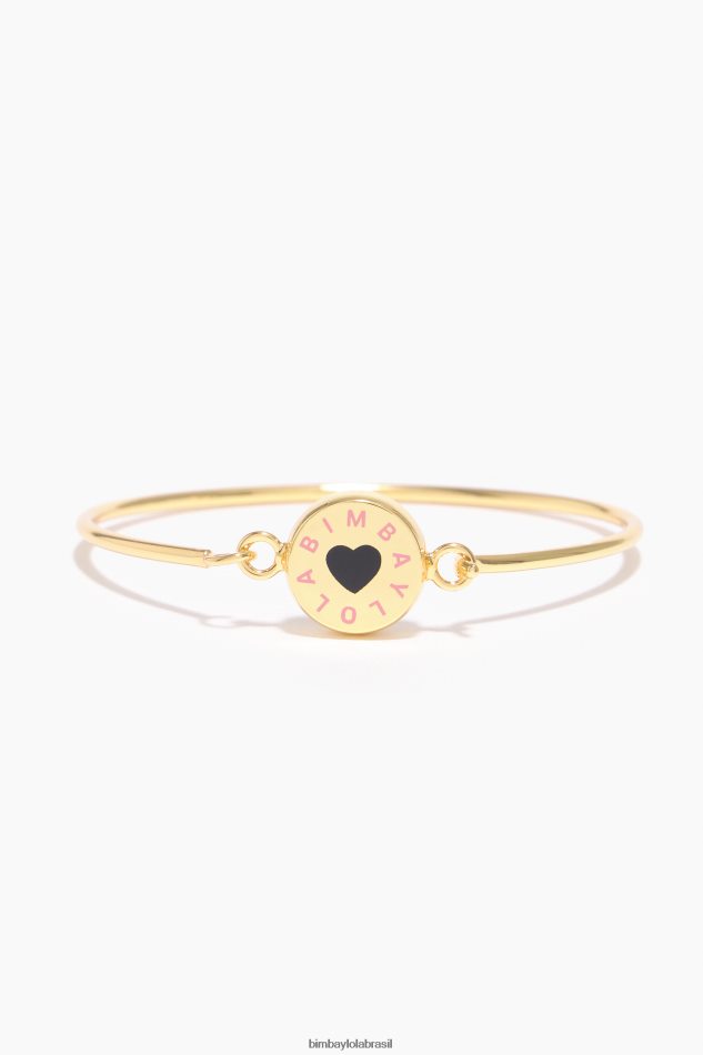 acessórios Bimba Y Lola pulseira de metal dourado P28JFH803