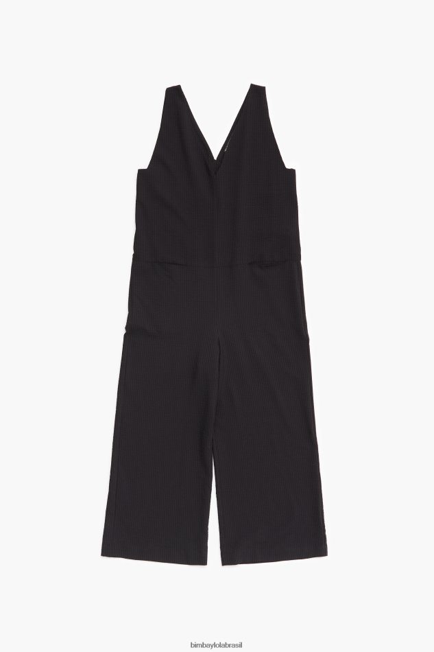 roupas Bimba Y Lola maxi macacão preto P28JFH243