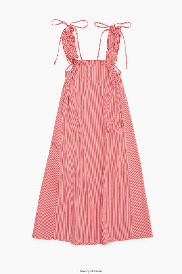 roupas Bimba Y Lola vestido jeans linha A vermelho P28JFH543