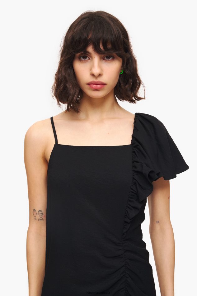 roupas Bimba Y Lola vestido midi preto P28JFH239