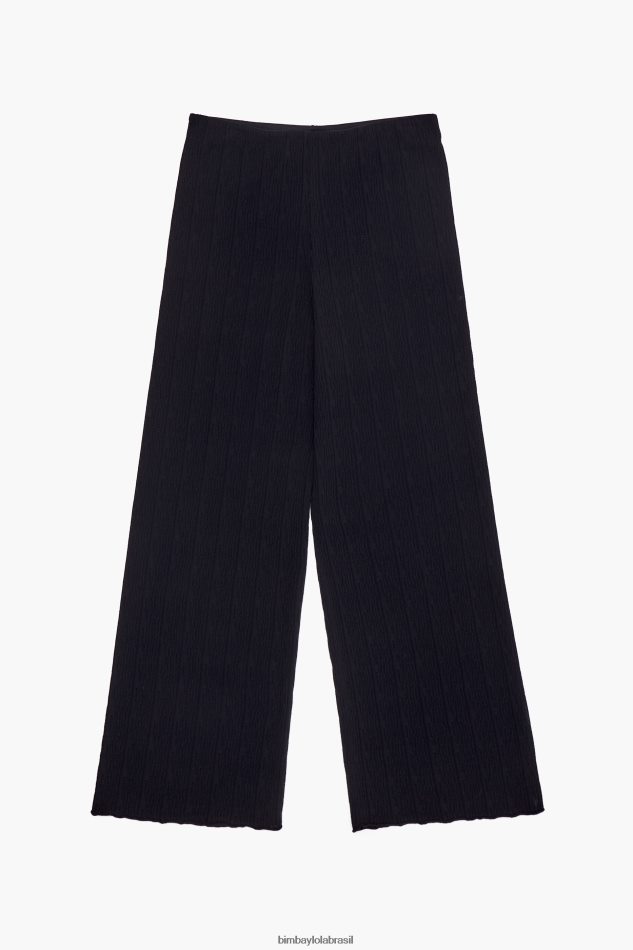 roupas Bimba Y Lola calças de malha preto P28JFH398