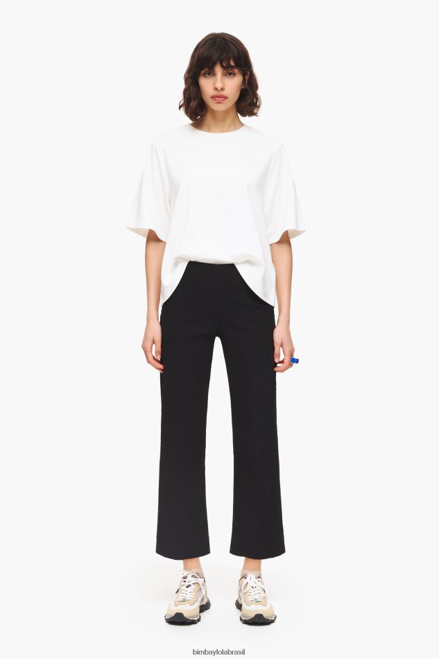 roupas Bimba Y Lola calças folgadas preto P28JFH414