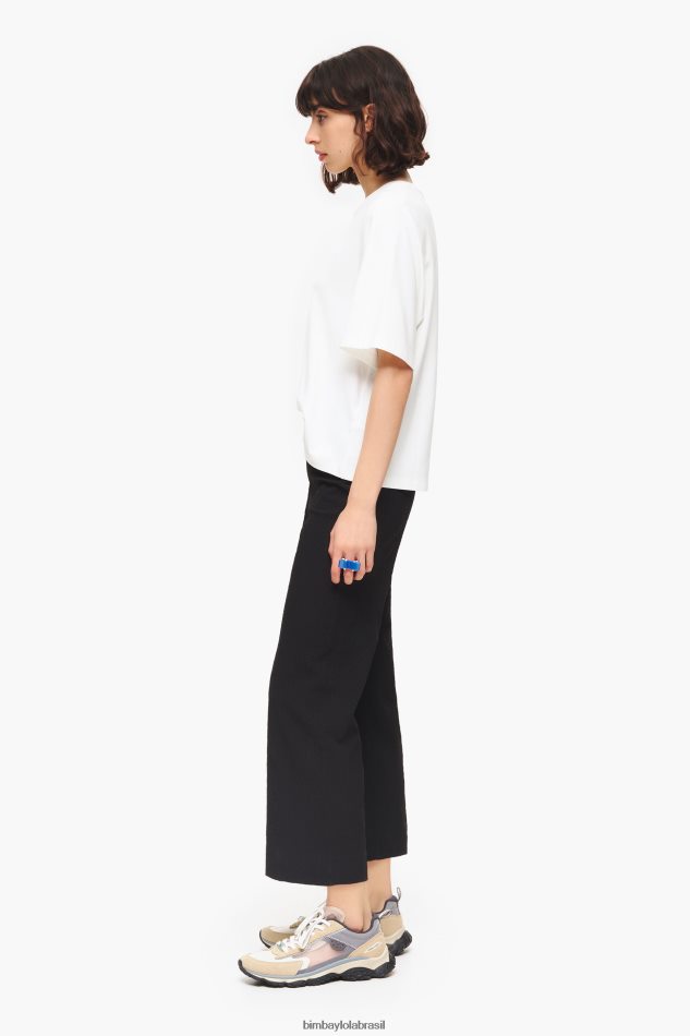 roupas Bimba Y Lola calças folgadas preto P28JFH414