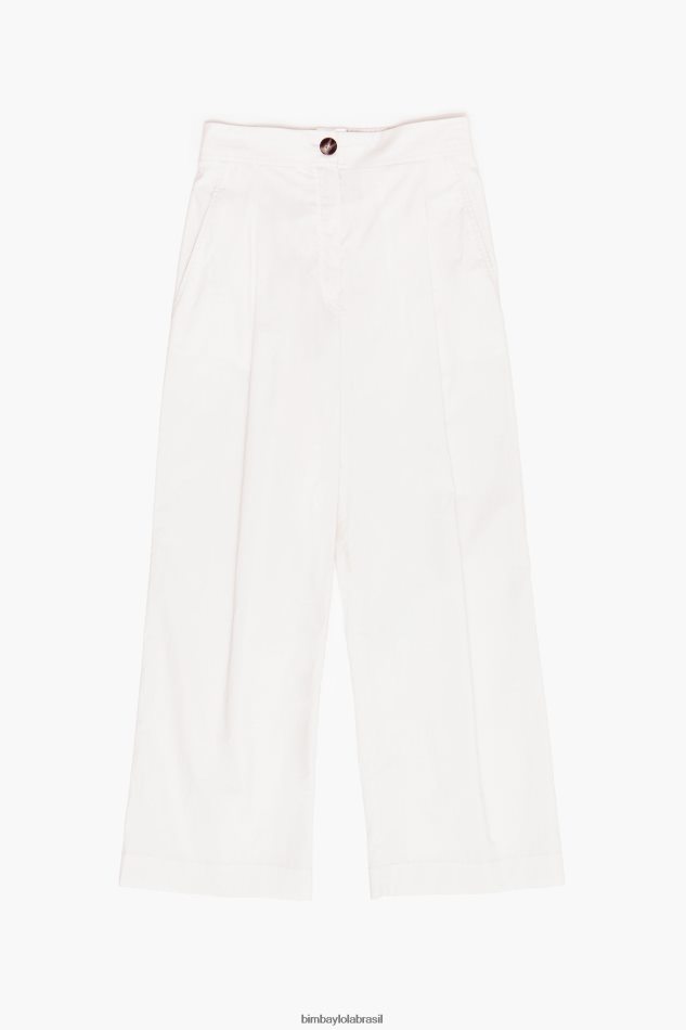 roupas Bimba Y Lola calças leves de popeline cinza P28JFH418