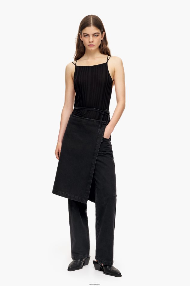 roupas Bimba Y Lola conjunto saia calças preto P28JFH540
