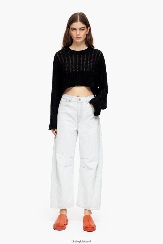 roupas Bimba Y Lola barril - jeans reto azul P28JFH430