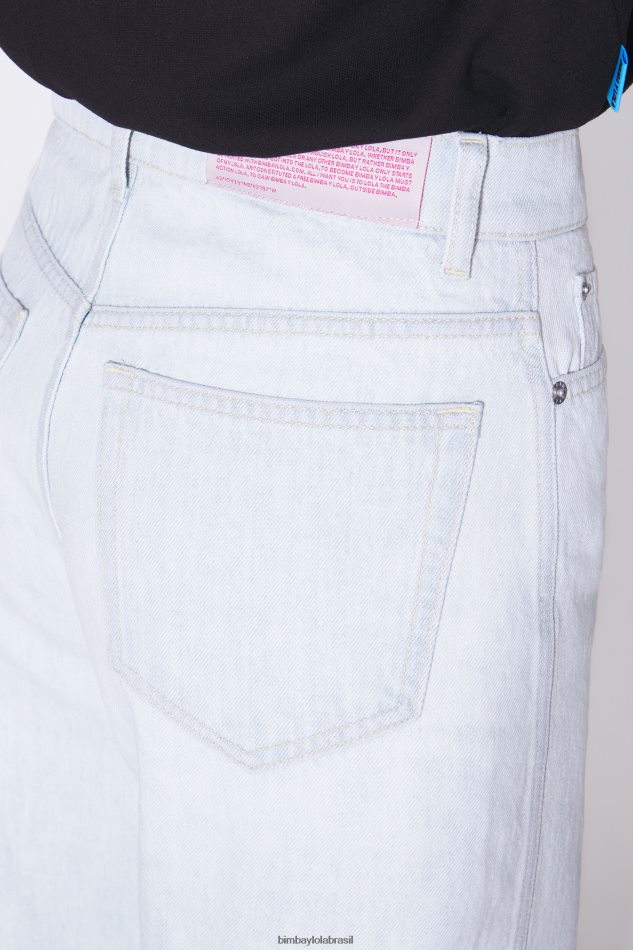 roupas Bimba Y Lola barril - jeans reto azul P28JFH430