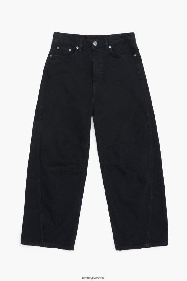 roupas Bimba Y Lola barril - jeans reto preto P28JFH517