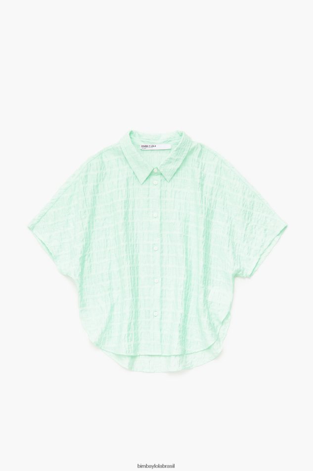roupas Bimba Y Lola Camisa curta hortelã P28JFH328