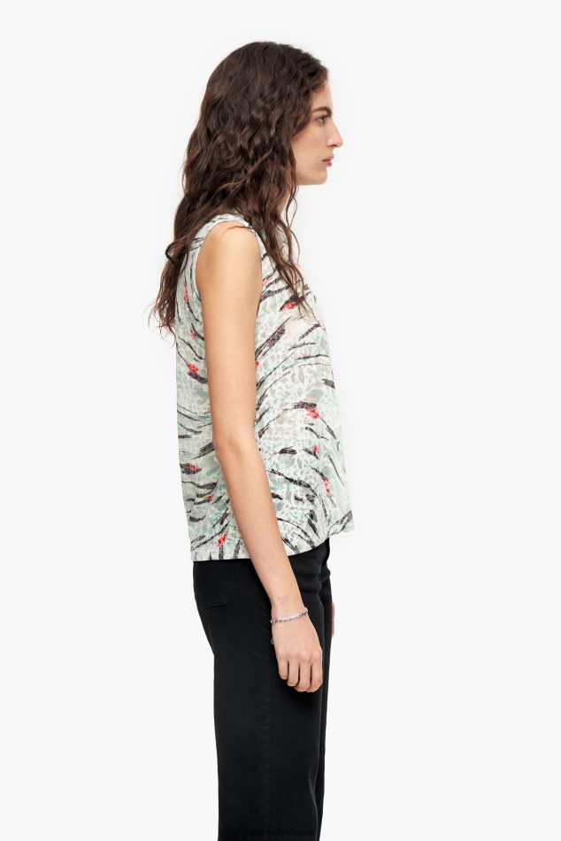 roupas Bimba Y Lola camiseta evasê com estampa de asa de borboleta hortelã P28JFH305