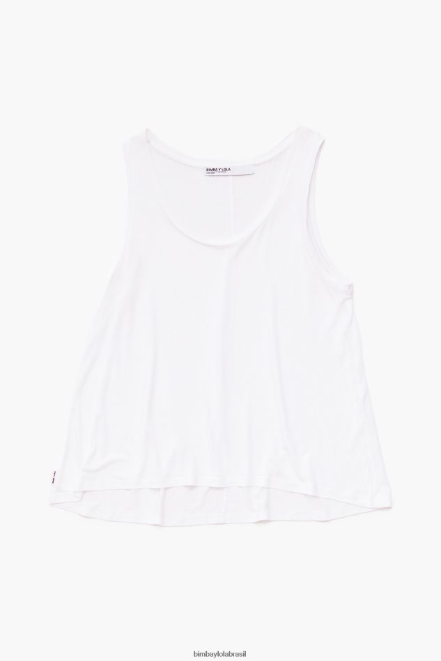 roupas Bimba Y Lola camiseta linha a branco P28JFH316