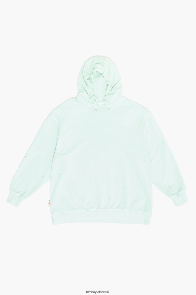 roupas Bimba Y Lola moletom brilhante hortelã P28JFH501