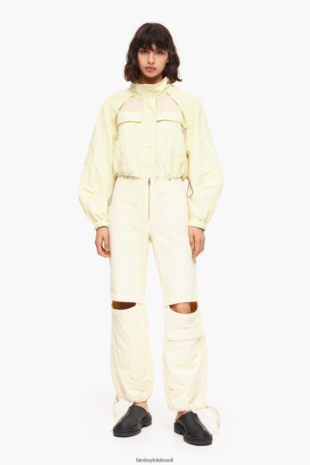 roupas Bimba Y Lola jaqueta curta baunilha P28JFH487
