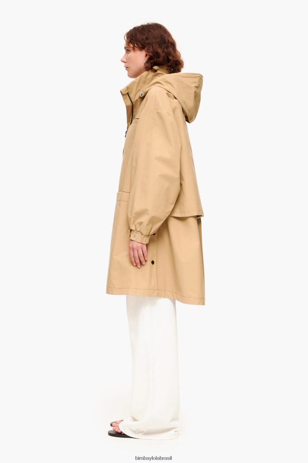 roupas Bimba Y Lola vala em linha camelo P28JFH483