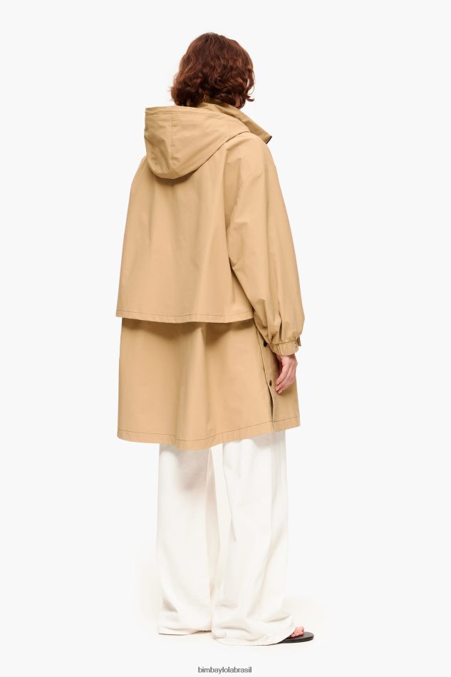 roupas Bimba Y Lola vala em linha camelo P28JFH483