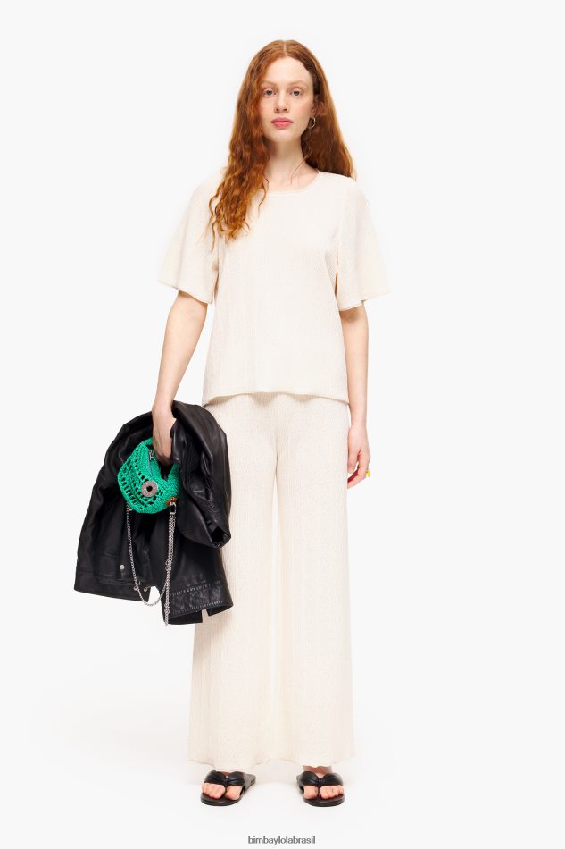 roupas Bimba Y Lola suéter de malha cru P28JFH357