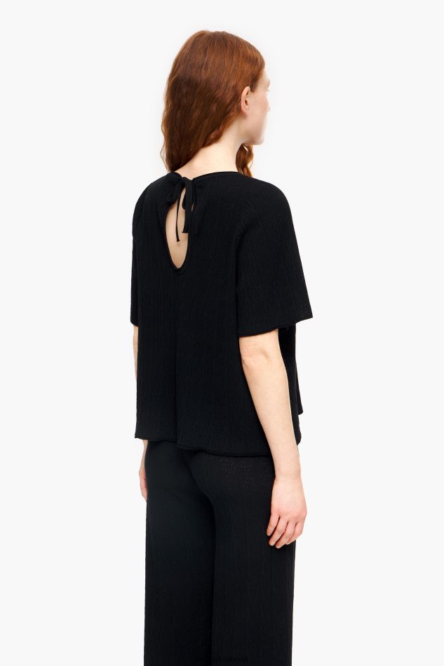 roupas Bimba Y Lola suéter de malha preto P28JFH358