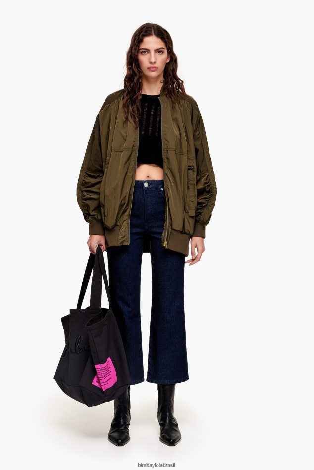roupas Bimba Y Lola suéter de malha preto P28JFH388