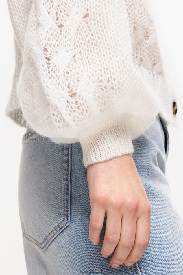 roupas Bimba Y Lola suéter de mohair de malha aberta cru P28JFH378