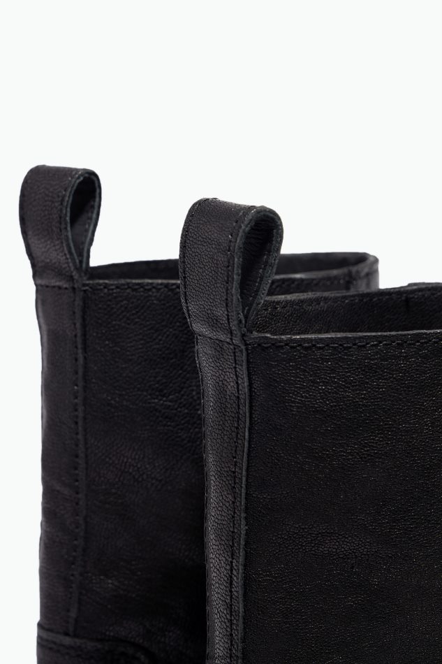 footwewar Bimba Y Lola bota cowboy couro preto P28JFH601