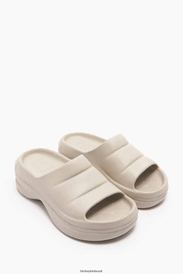 footwewar Bimba Y Lola flip-flop plataforma off white P28JFH594