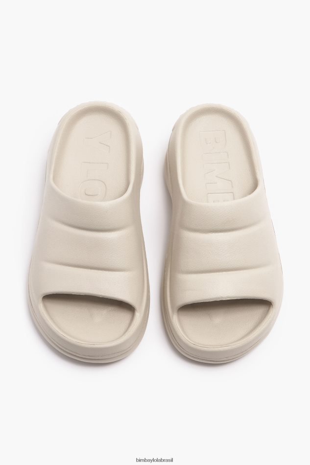 footwewar Bimba Y Lola flip-flop plataforma off white P28JFH594