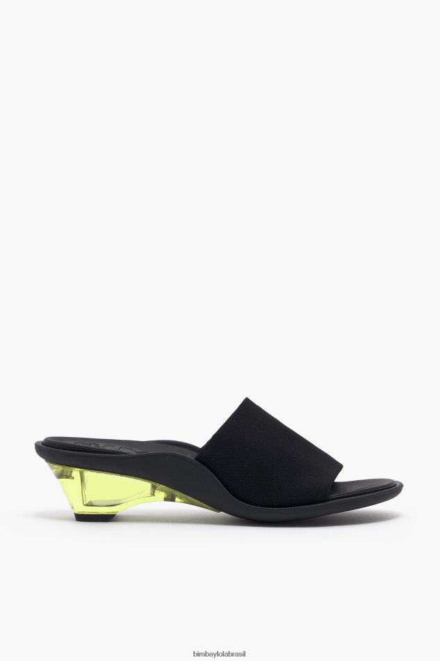 footwewar Bimba Y Lola cunha de malha preto P28JFH577