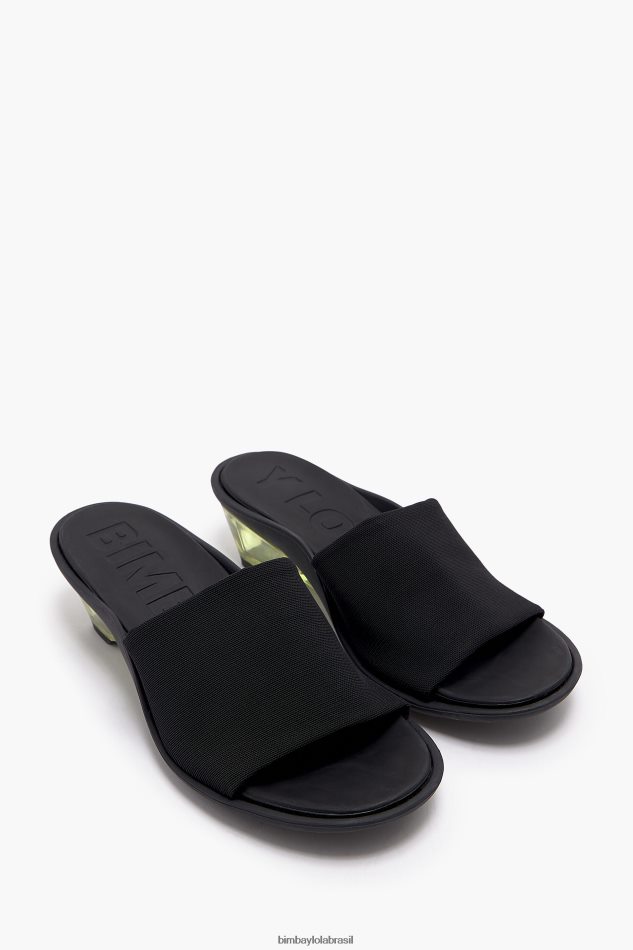 footwewar Bimba Y Lola cunha de malha preto P28JFH577