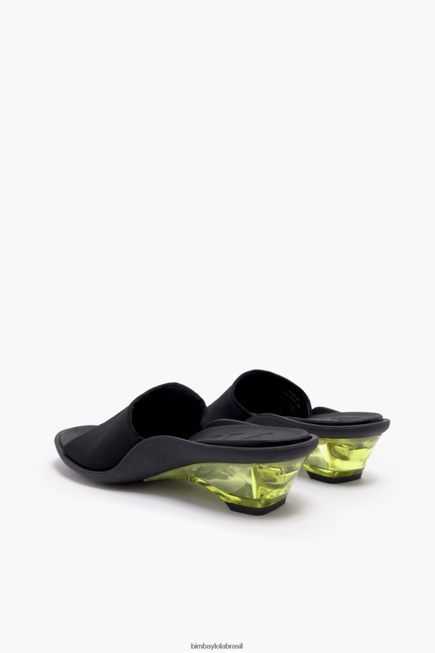 footwewar Bimba Y Lola cunha de malha preto P28JFH577