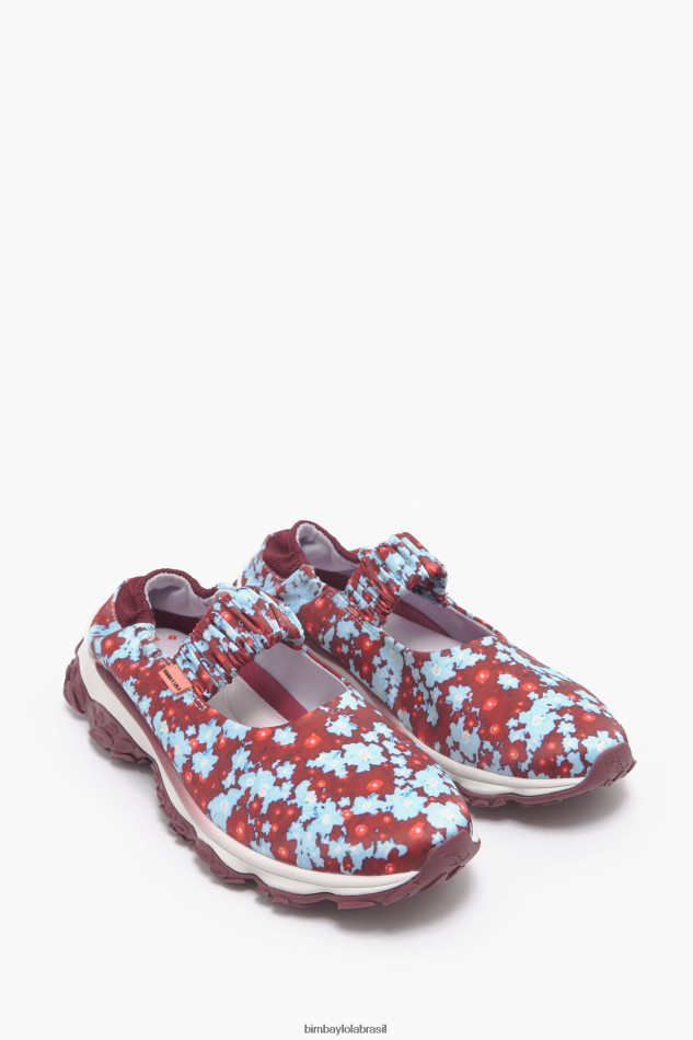 footwewar Bimba Y Lola flores full pulpo corredor bailarina azul P28JFH548