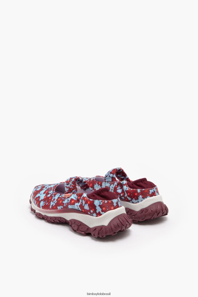 footwewar Bimba Y Lola flores full pulpo corredor bailarina azul P28JFH548