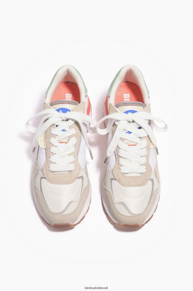 footwewar Bimba Y Lola tênis chimo jogger branco P28JFH557