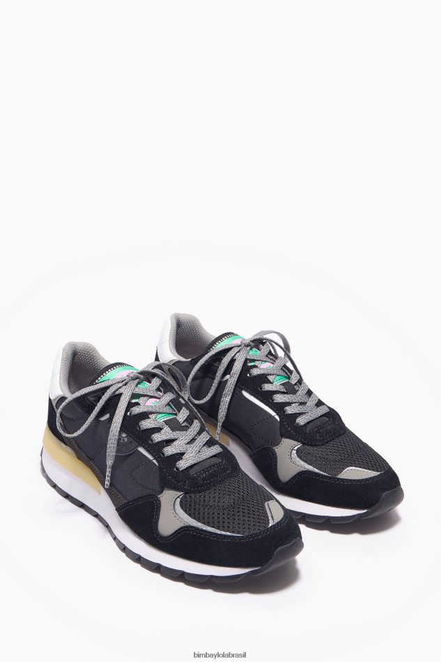 footwewar Bimba Y Lola tênis chimo jogger preto P28JFH559