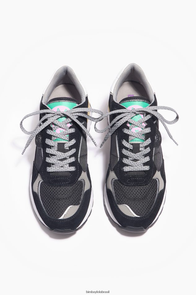 footwewar Bimba Y Lola tênis chimo jogger preto P28JFH559