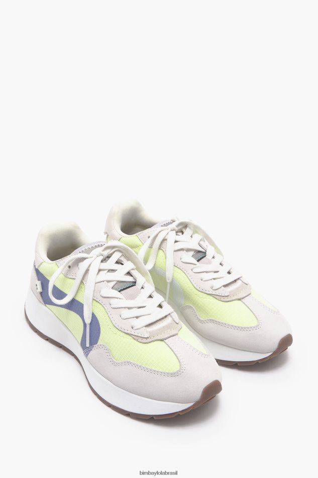 footwewar Bimba Y Lola tênis estilo de vida amarelo P28JFH555