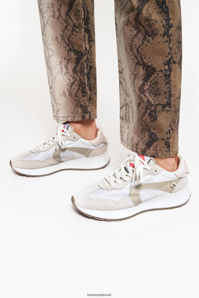 footwewar Bimba Y Lola tênis estilo de vida branco P28JFH554