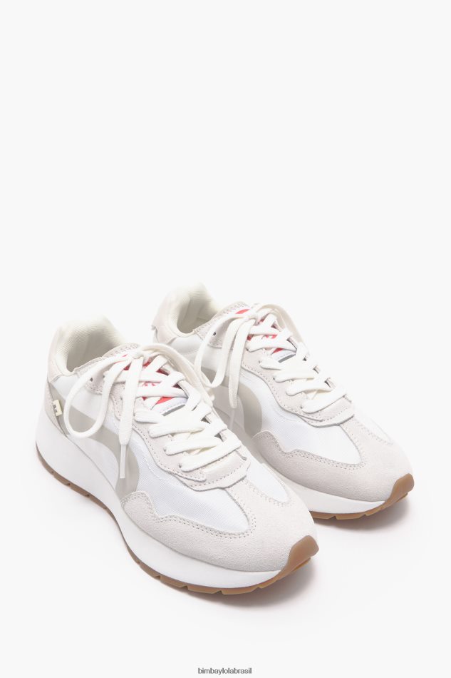 footwewar Bimba Y Lola tênis estilo de vida branco P28JFH554