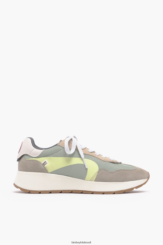 footwewar Bimba Y Lola tênis estilo de vida cáqui P28JFH556