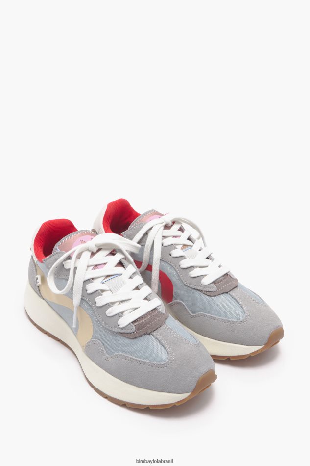 footwewar Bimba Y Lola tênis estilo de vida cinza P28JFH551
