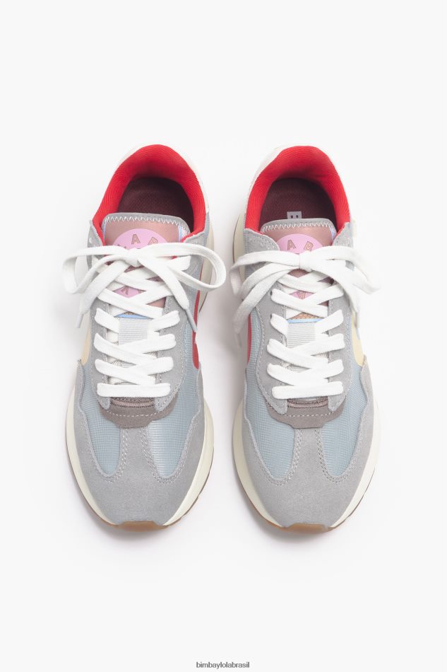 footwewar Bimba Y Lola tênis estilo de vida cinza P28JFH551