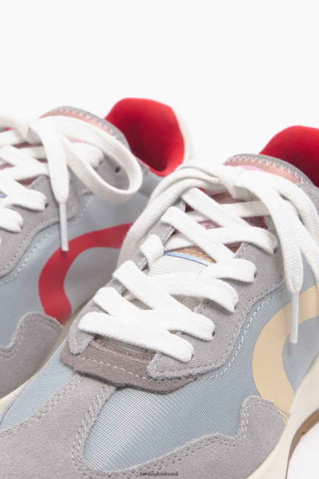 footwewar Bimba Y Lola tênis estilo de vida cinza P28JFH551