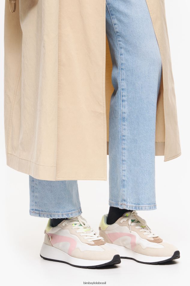footwewar Bimba Y Lola tênis estilo de vida osso P28JFH552
