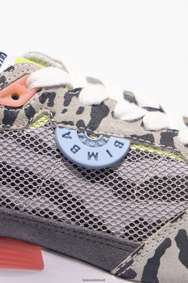 footwewar Bimba Y Lola tênis jogger chimo estampado cinza P28JFH558