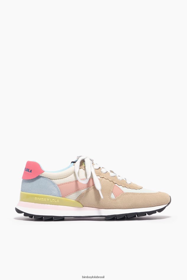 footwewar Bimba Y Lola tênis técnico bege P28JFH563