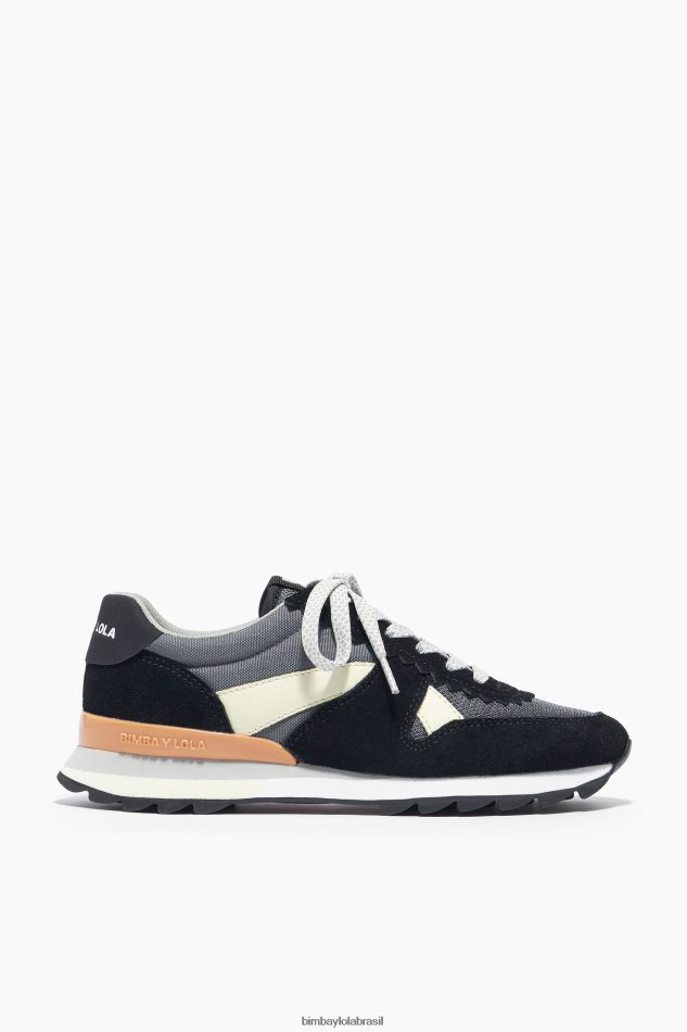 footwewar Bimba Y Lola tênis técnico preto P28JFH562