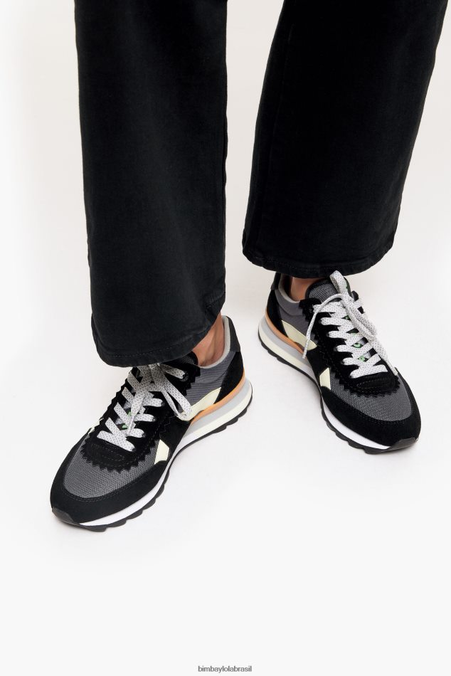 footwewar Bimba Y Lola tênis técnico preto P28JFH562