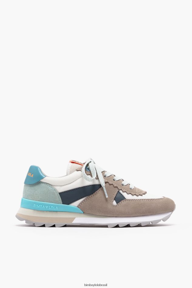 footwewar Bimba Y Lola tênis técnico taupe P28JFH560